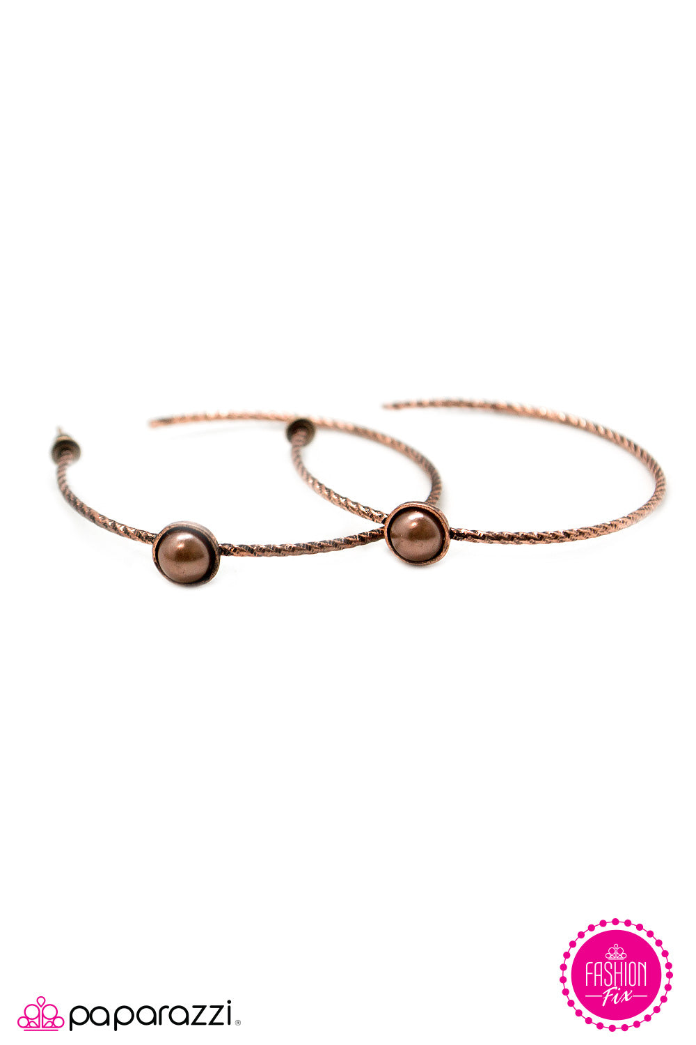 Paparazzi ♥ Treasure Seeker - Copper ♥ Earrings