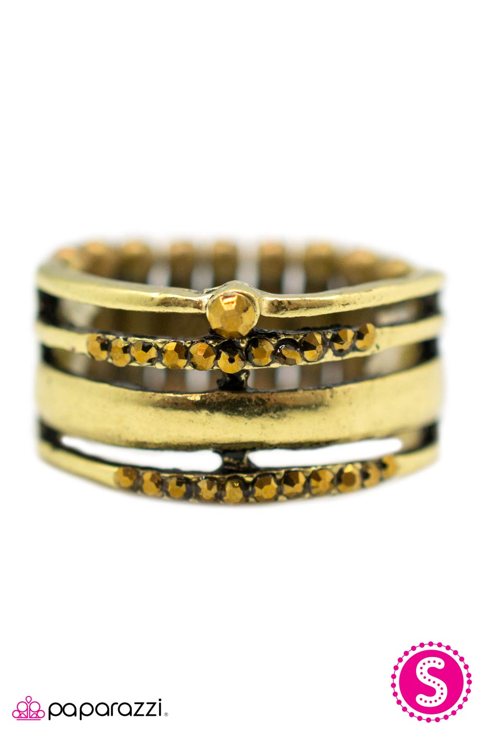 Paparazzi ♥ Up All Night - Brass ♥ Ring