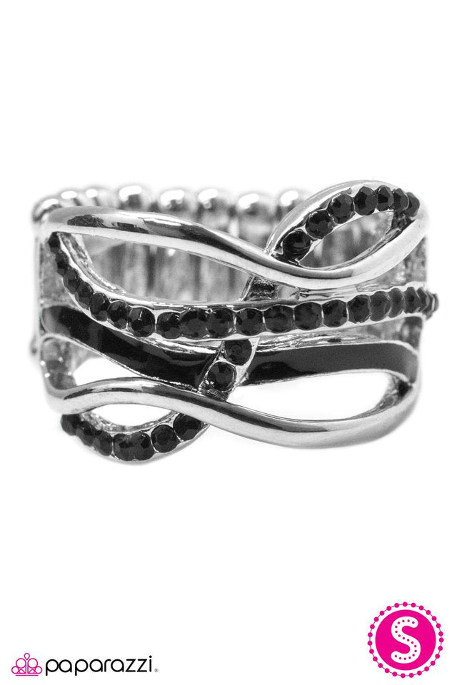 Paparazzi ♥ Signed, Sealed, Delivered - Black ♥ Ring