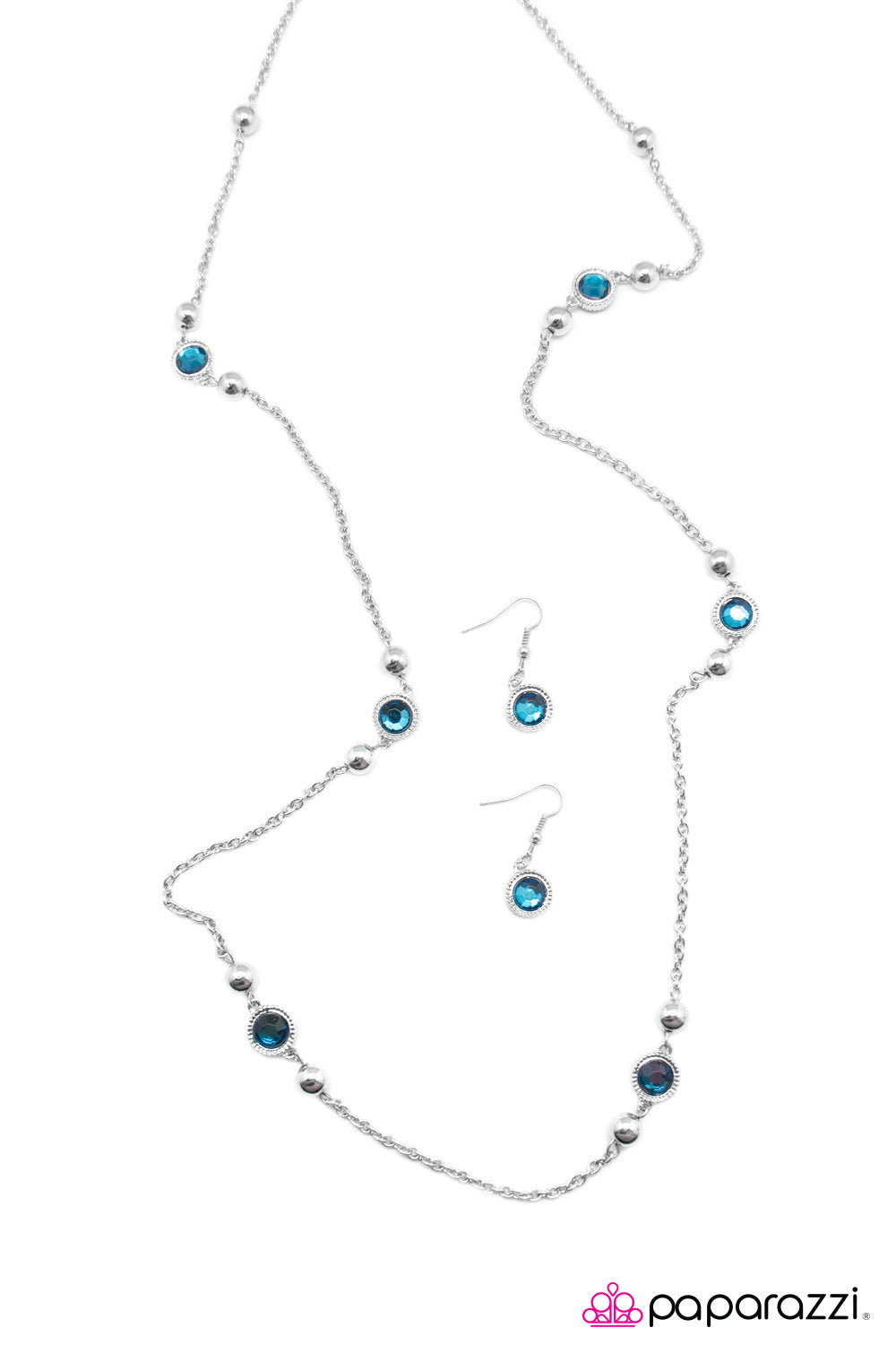 Paparazzi ♥ Broadway Beauty - Blue ♥ Necklace