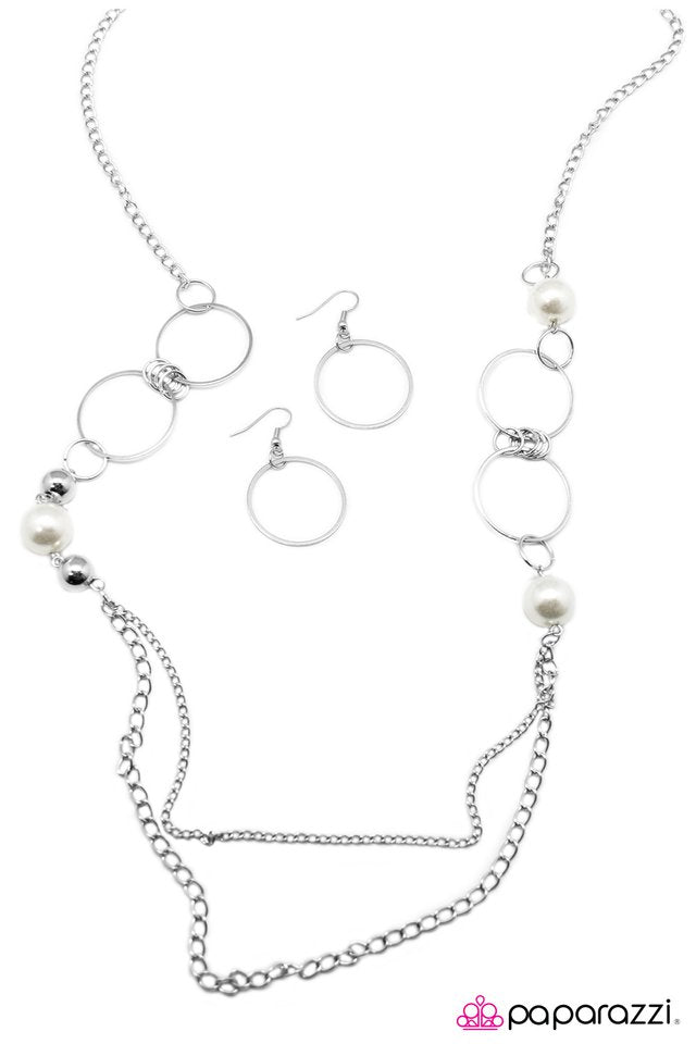 Paparazzi ♥ Finish What You Started - White ♥ Necklace