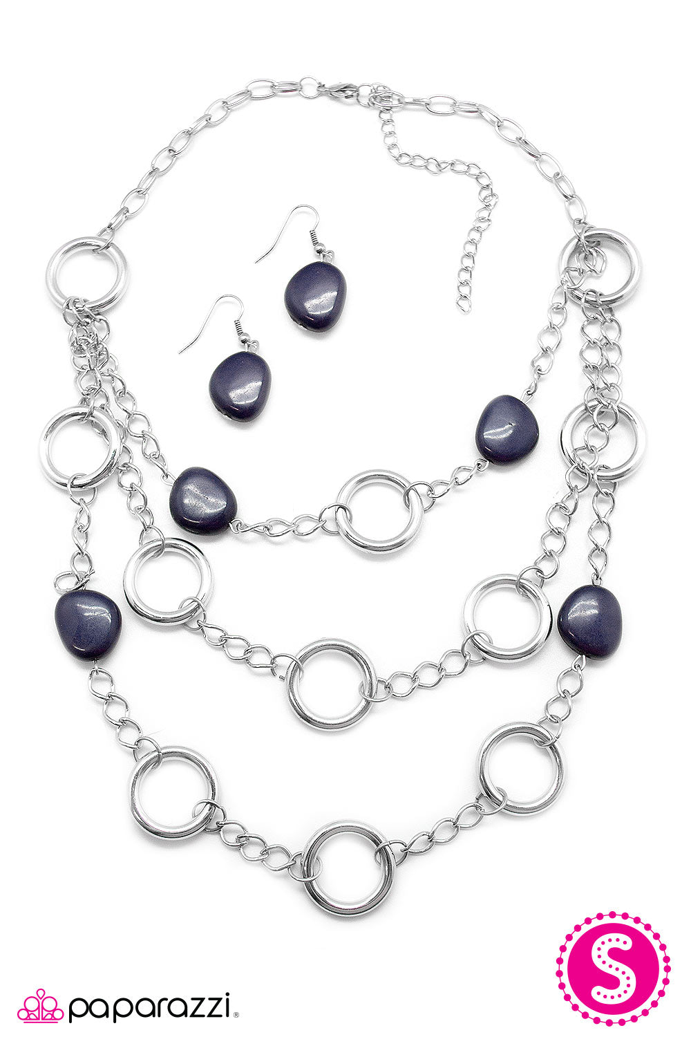 Paparazzi ♥ The Optimist - Blue ♥ Necklace