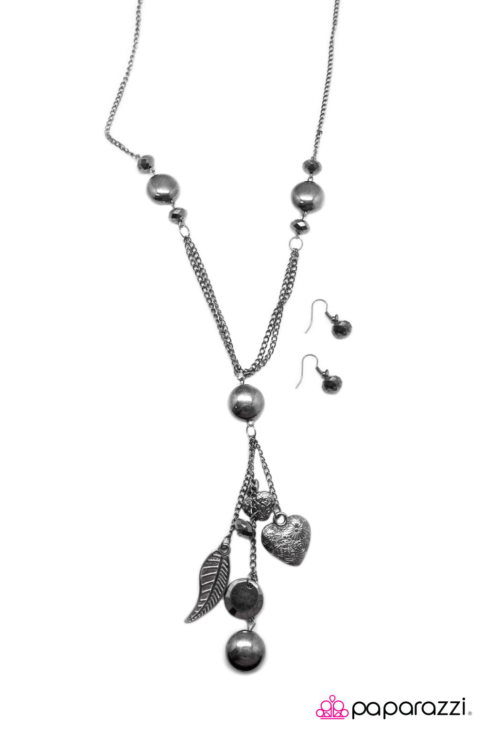 Paparazzi ♥ A Pinch of Pizzazz - Black ♥ Necklace