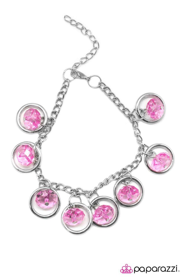 Paparazzi ♥ Skys The Limit - Hot Pink ♥ Bracelet