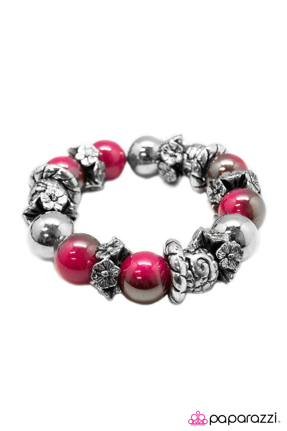 Paparazzi ♥ Fire and Brimstone - Pink ♥ Bracelet