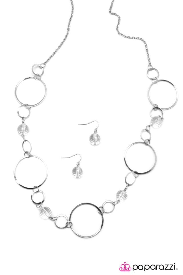 Paparazzi ♥ Lets Start At The Very Beginning - White ♥ Necklace