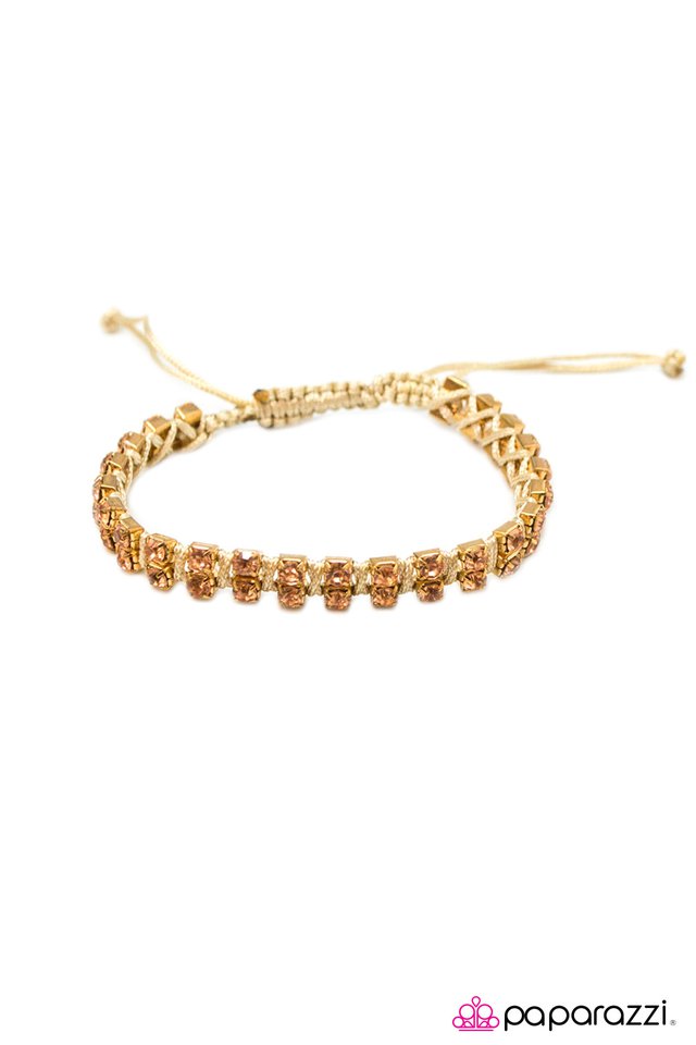 Paparazzi ♥ Sweet Tooth - Gold ♥ Bracelet