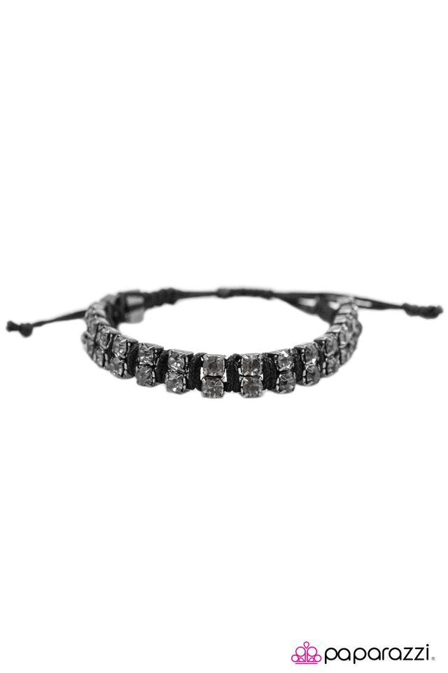 Paparazzi ♥ Sweet Tooth - Black ♥ Bracelet