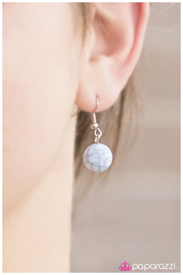 Paparazzi ♥ How MARBLE-lous! - White ♥ Necklace