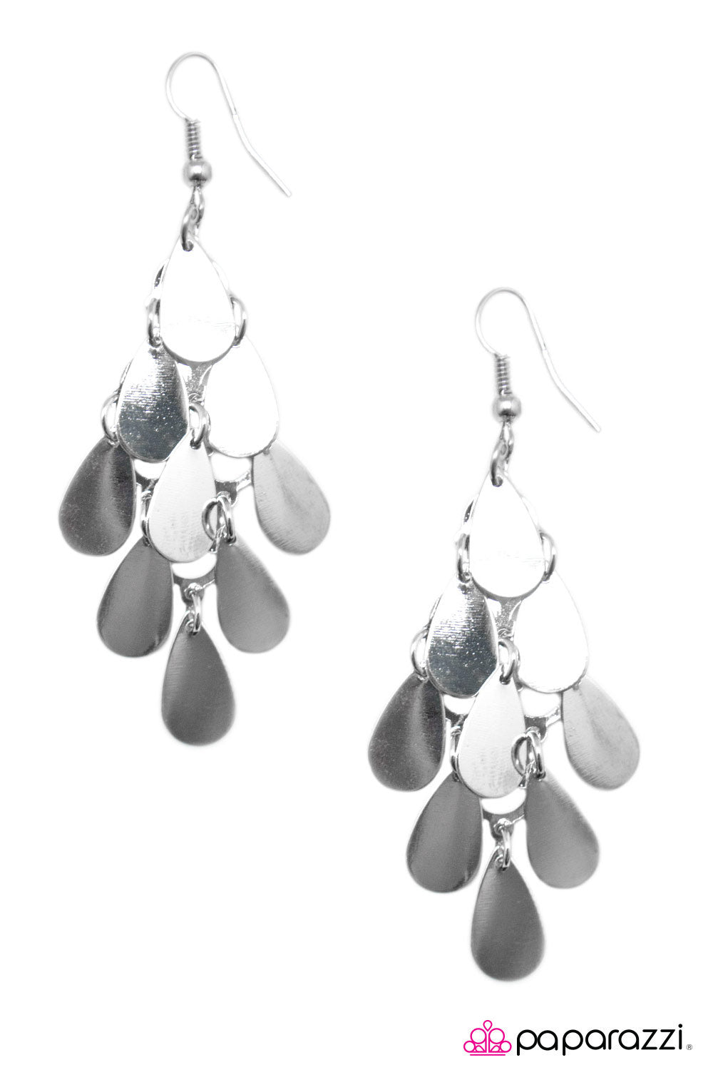 Paparazzi ♥ Off The Charts! - Silver ♥ Earrings