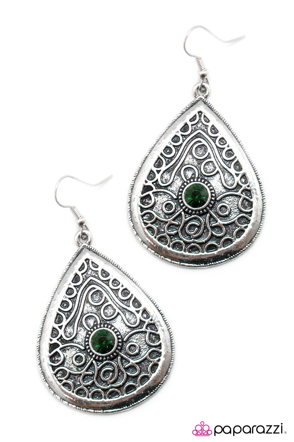 Paparazzi ♥ What Are You Waiting For? - Green ♥ Earrings