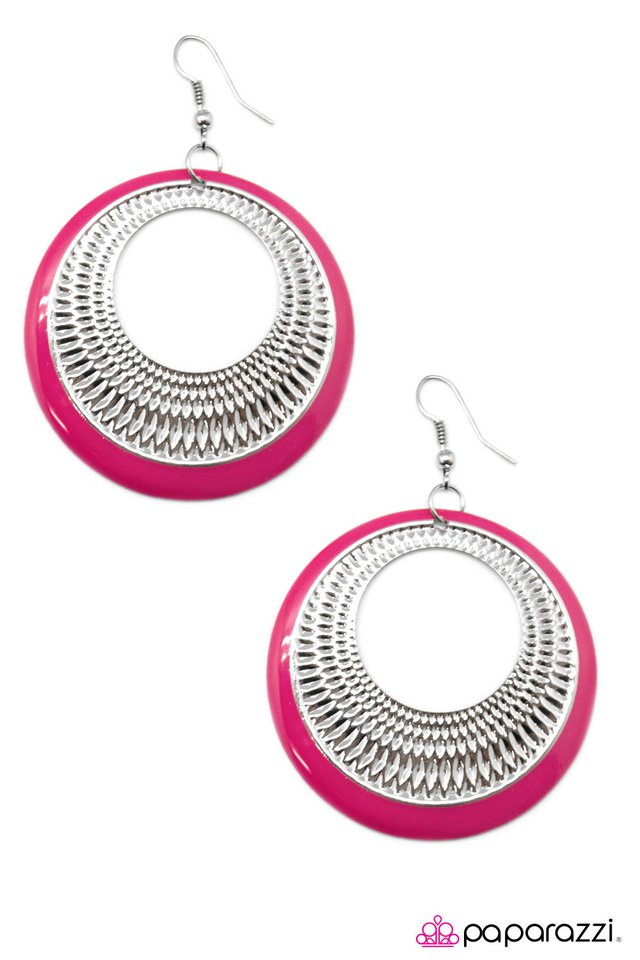 Paparazzi ♥ Waiting For Forever - Pink ♥ Earrings