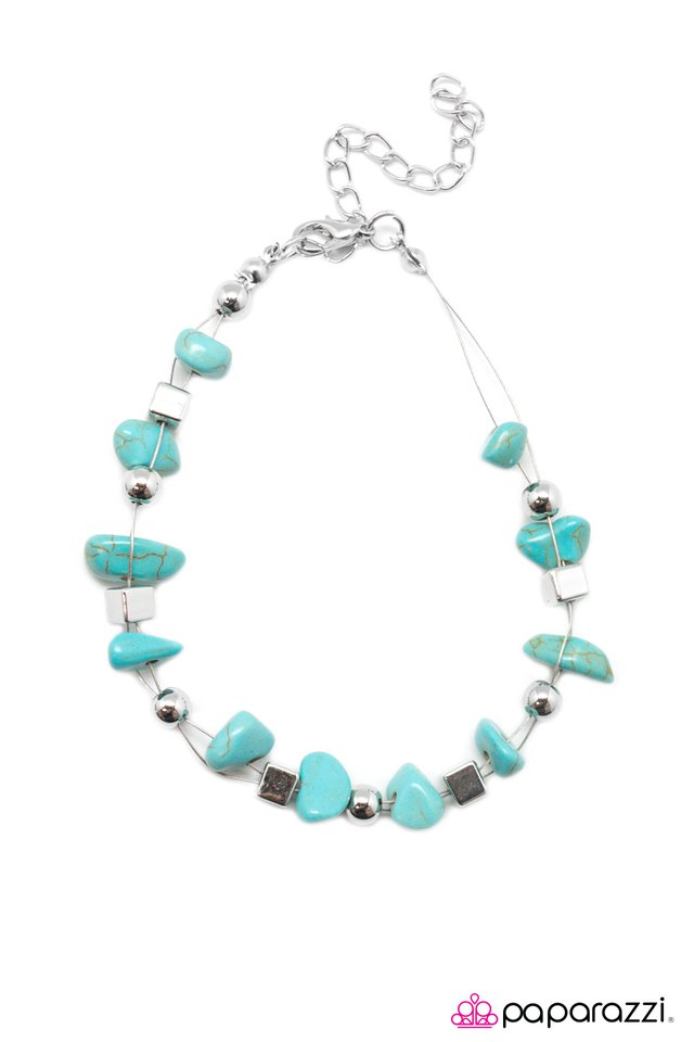 Paparazzi ♥ This Calls For A PEBBLE-bration! - Blue ♥ Bracelet