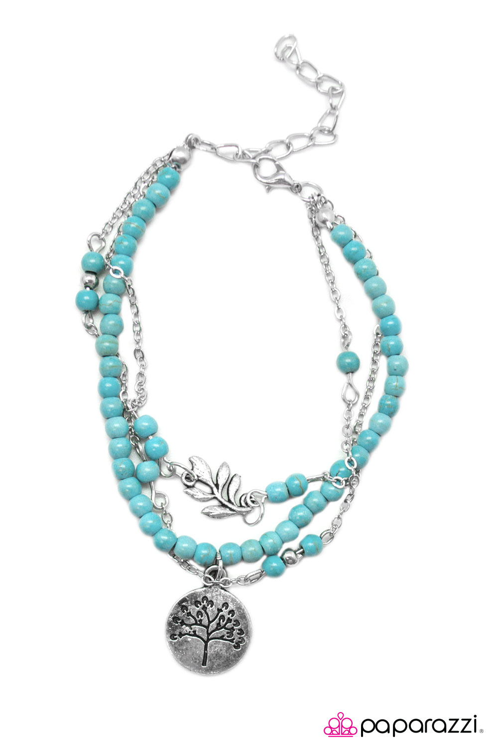 Paparazzi ♥ Barking Up The Wrong Tree - Blue ♥ Bracelet