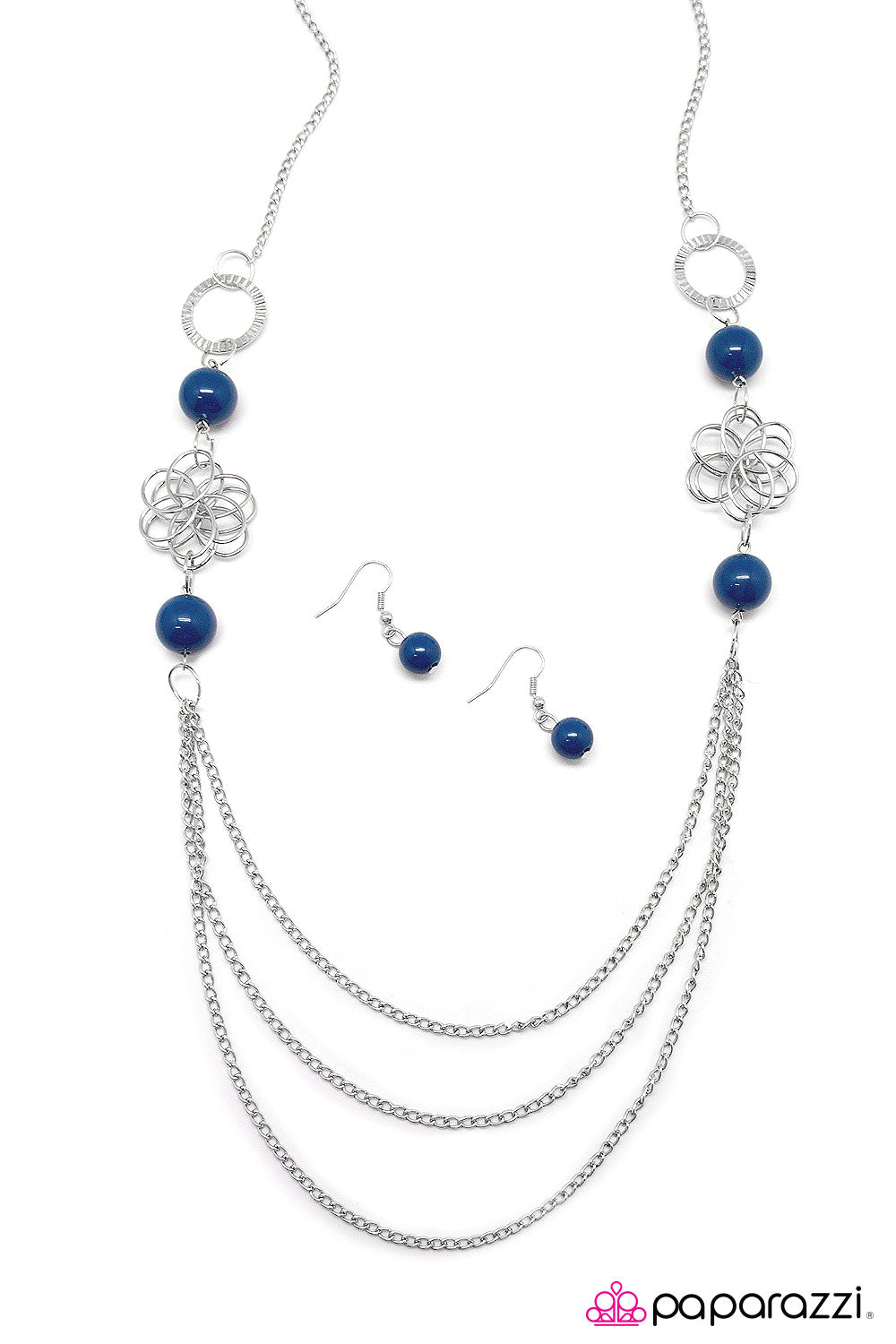 Paparazzi ♥ A Beautiful Diss-aster - Blue ♥ Necklace