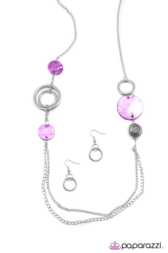 Paparazzi ♥ Sink or Swim - Purple ♥ Necklace