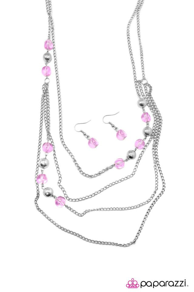 Paparazzi ♥ Fools Rush In - Purple ♥ Necklace