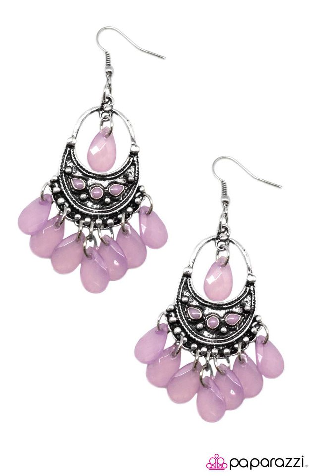 Paparazzi ♥ Oh, That is Rich - Purple ♥ Earrings
