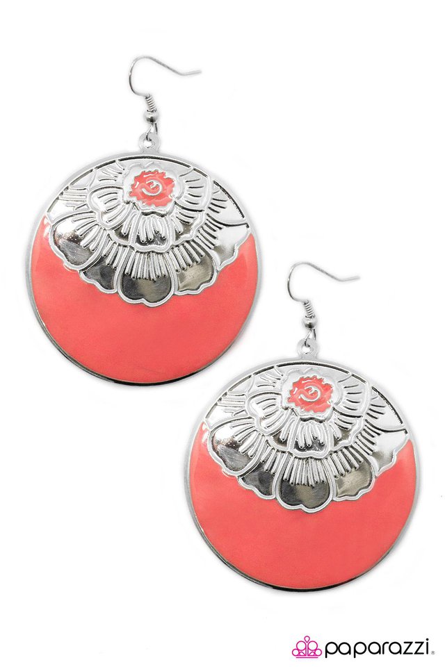Paparazzi ♥ Tropical Delight - Orange ♥ Earrings