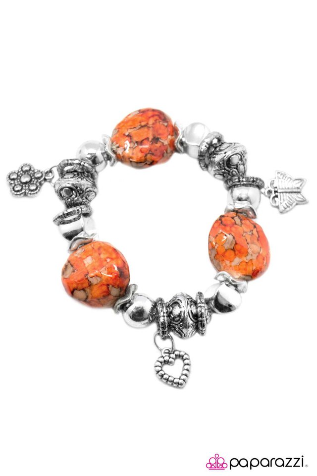 Paparazzi ♥ Shopaholic - Orange ♥ Bracelet