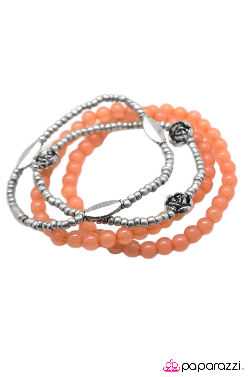 Paparazzi ♥ Playing It Cool - Orange ♥ Bracelet