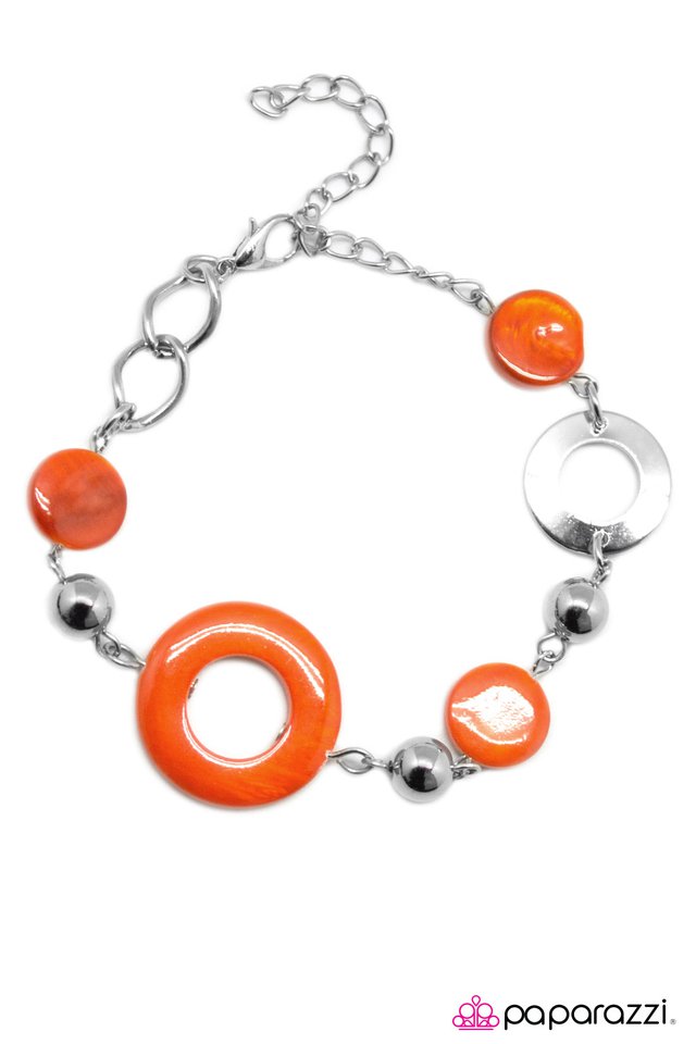 Paparazzi ♥ Coast to Coast - Orange ♥ Bracelet