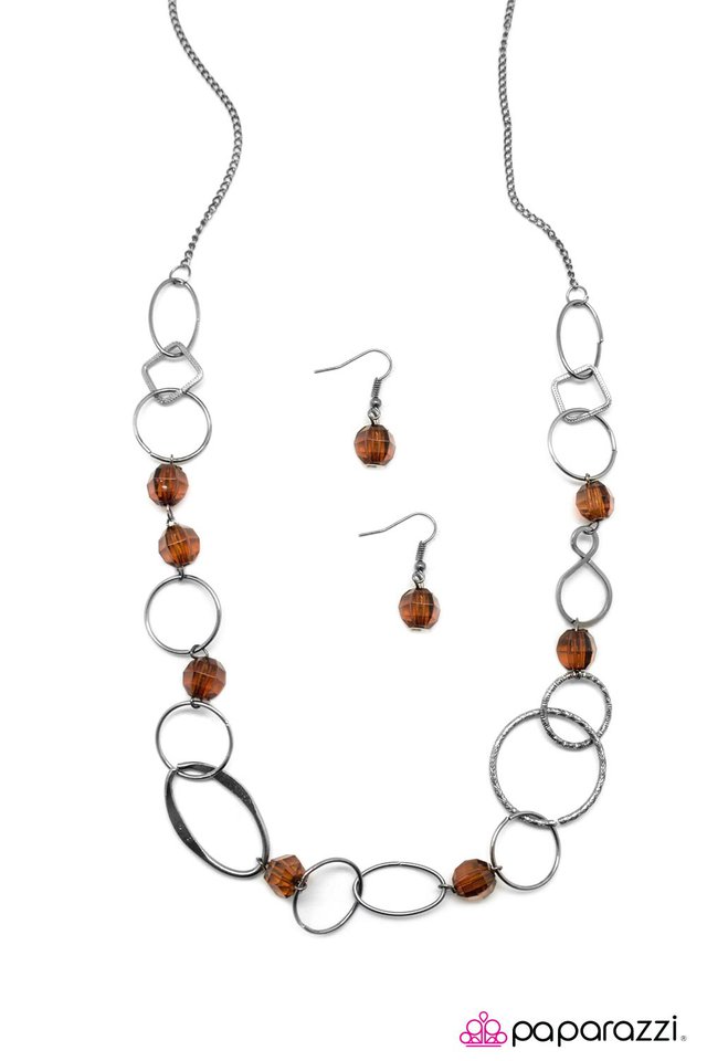 Paparazzi ♥ Today Is A New Day - Brown ♥ Necklace