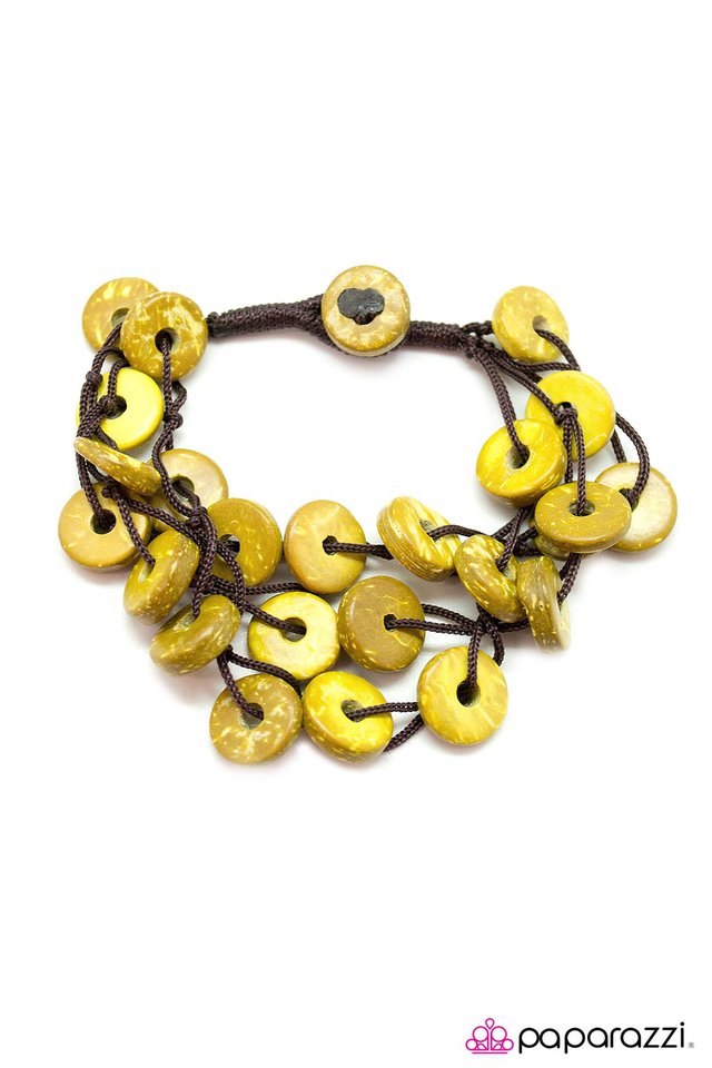Paparazzi ♥ Lucky Catch - Yellow ♥ Bracelet