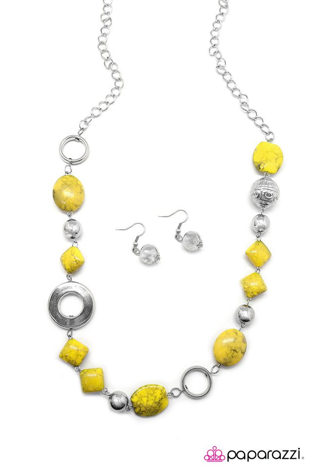 Paparazzi ♥ Oh, Baby! - Yellow ♥ Necklace