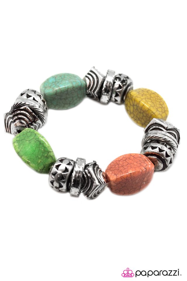 Paparazzi ♥ From Sea to Shining Sea - Multi ♥ Bracelet