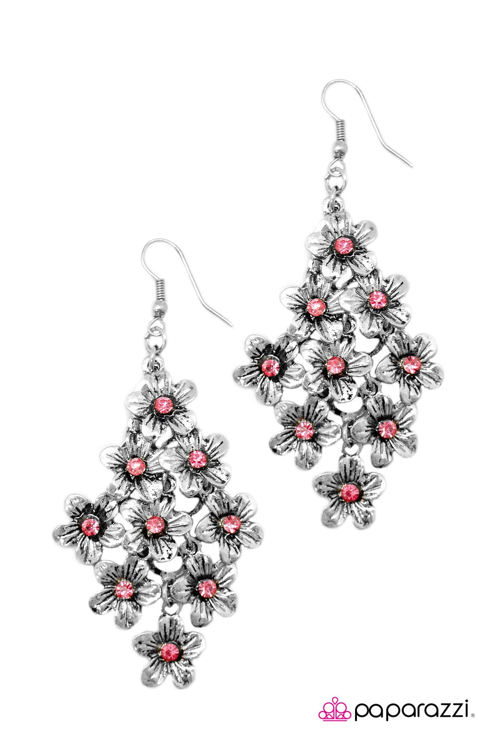 Paparazzi ♥ Ode to Spring - Pink ♥ Earrings