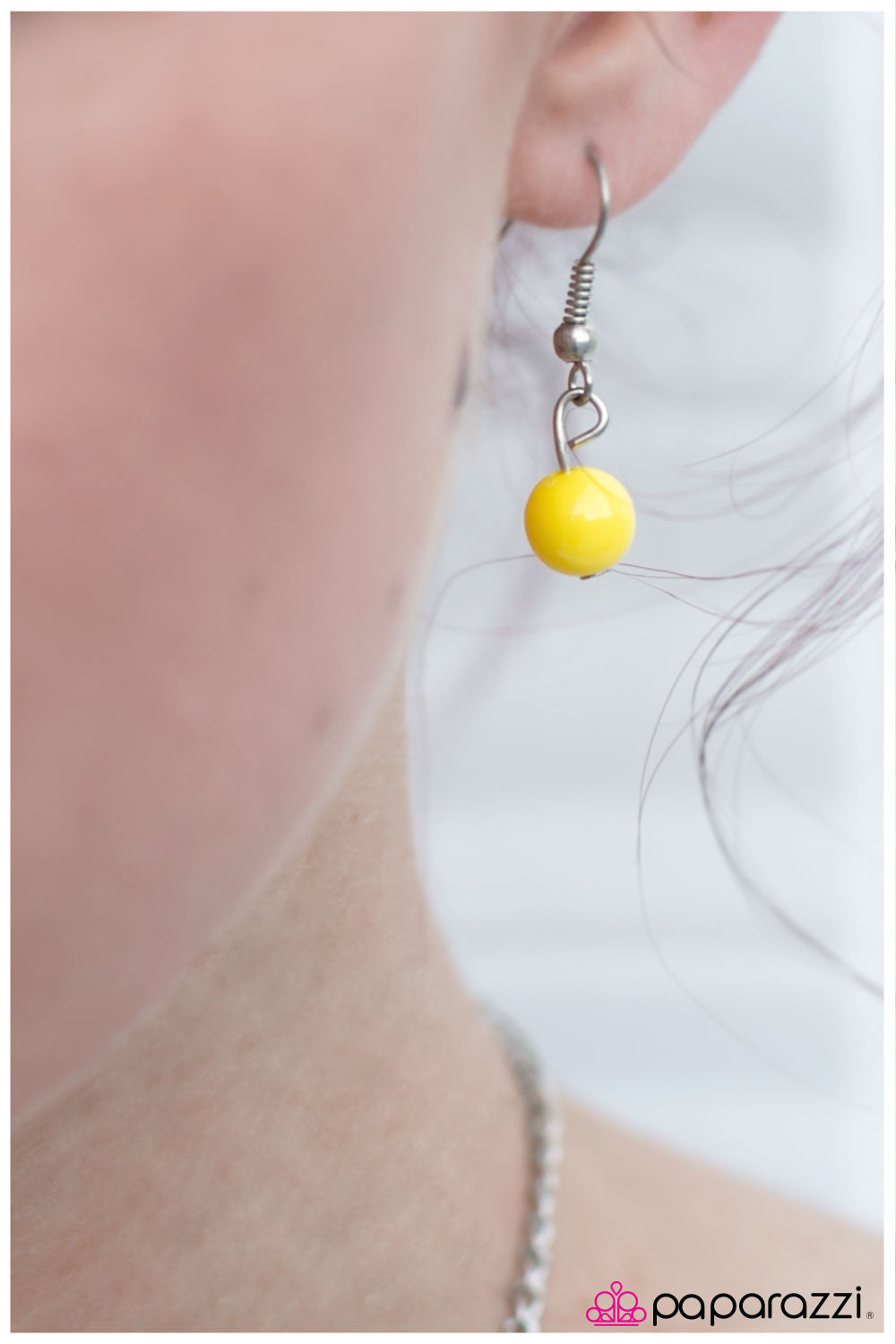Paparazzi ♥ One Step At A Time - Yellow ♥ Necklace