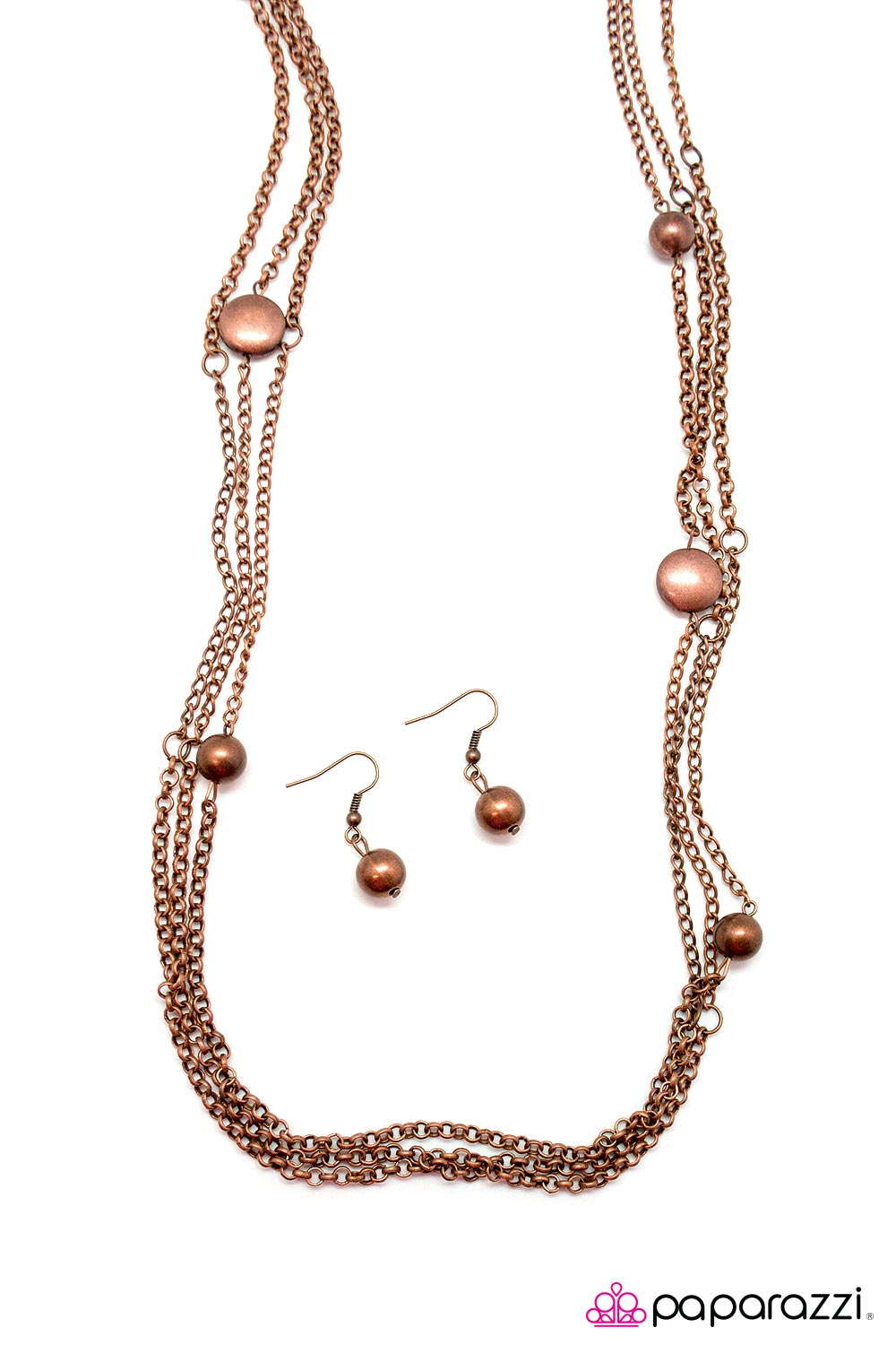 Paparazzi ♥ Life In The Big City - Copper ♥ Necklace