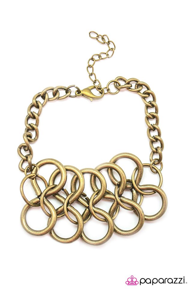 Paparazzi ♥ Go Figure - Brass ♥ Bracelet