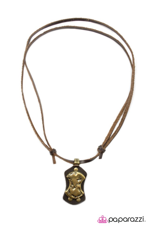 Paparazzi ♥ Pirates of the Caribbean - Brass ♥ Necklace