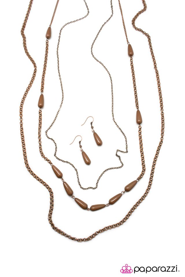 Paparazzi ♥ Fashion Forward - Copper ♥ Necklace
