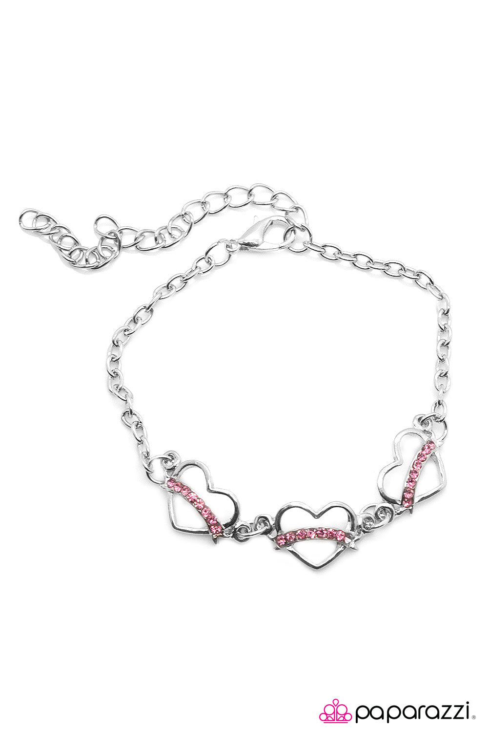 Paparazzi ♥ Will You Be Mine? - Pink ♥ Bracelet