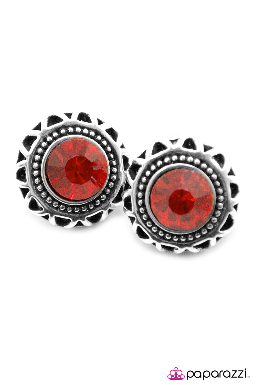 Paparazzi ♥ Single and Ready to Mingle - Red ♥ Post Earrings
