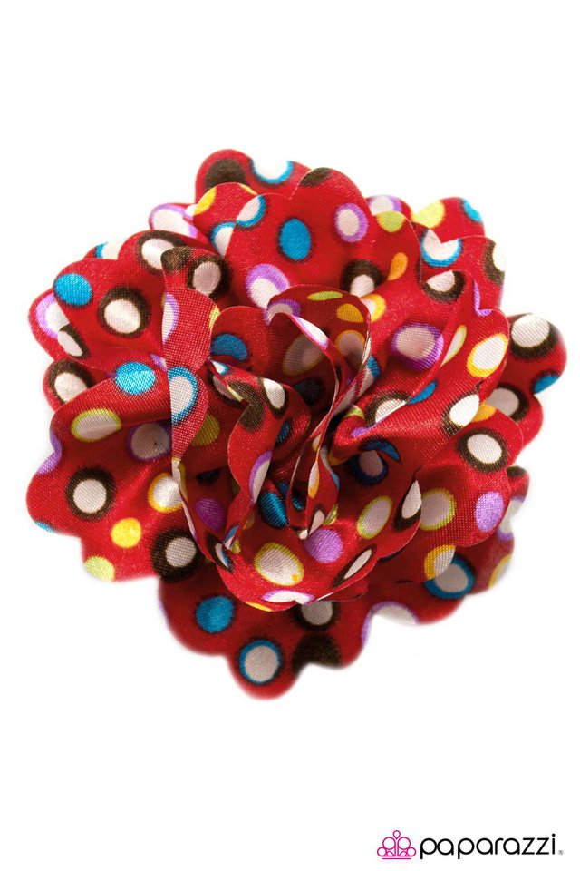 Paparazzi ♥ Party Time - Red ♥ Hair Clip