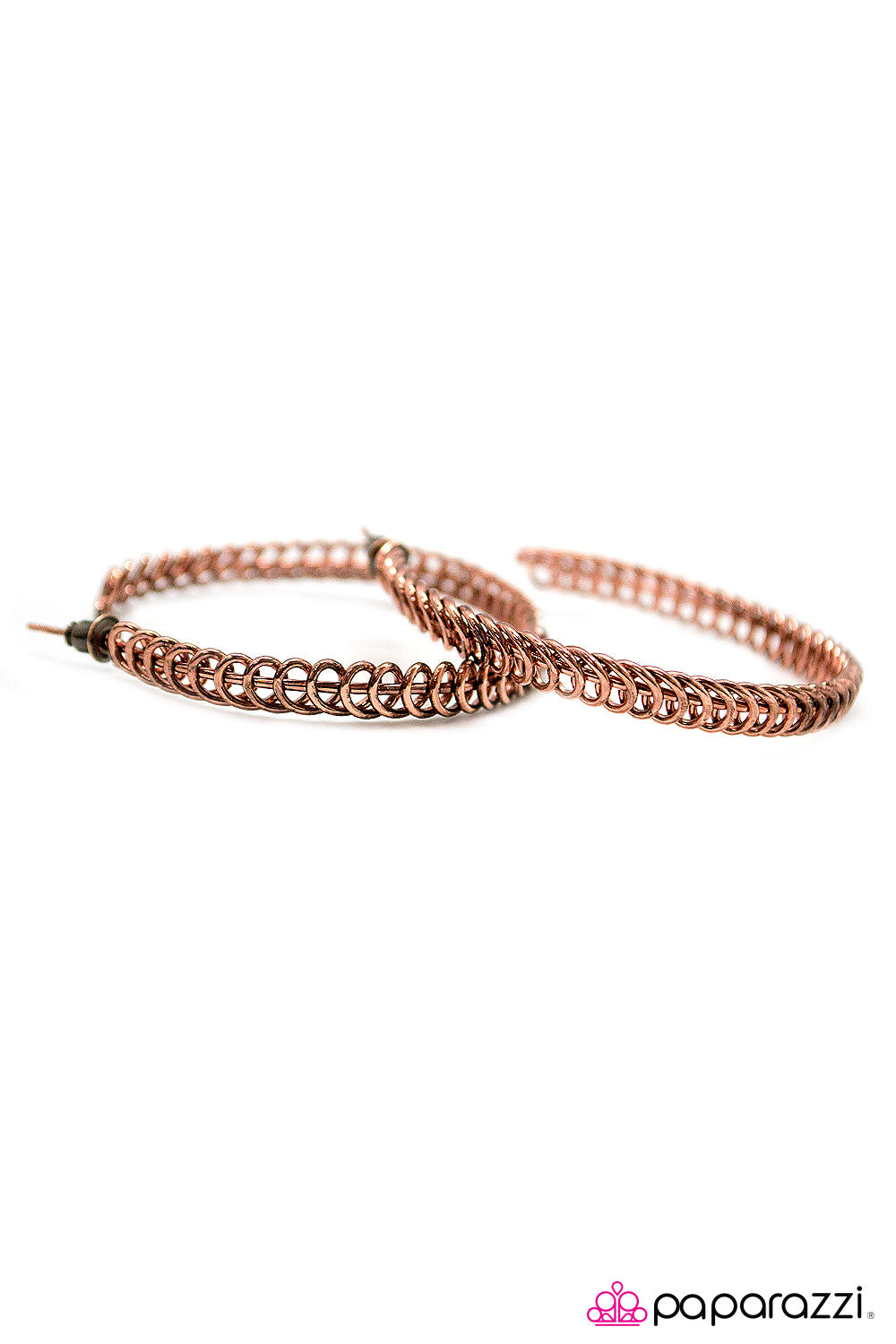 Paparazzi ♥ Wind It Up! - Copper ♥ Earrings