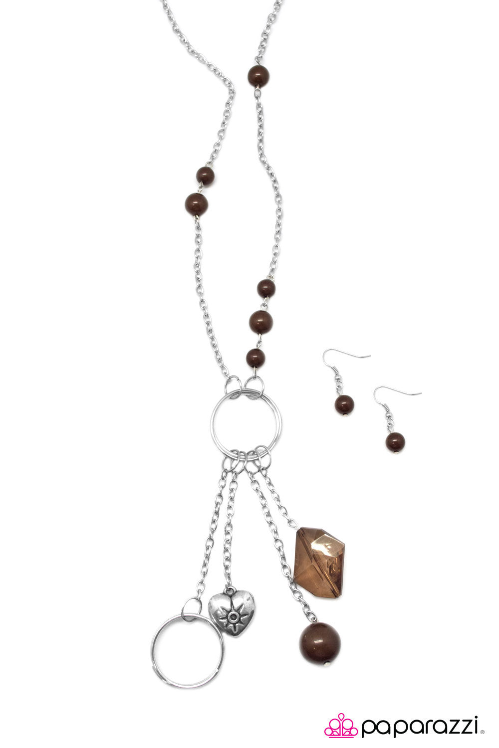 Paparazzi ♥ Worked Like a Charm - Brown ♥ Necklace