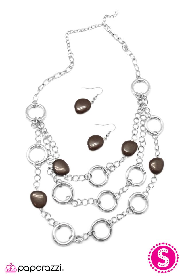 Paparazzi ♥ The Optimist - Brown ♥ Necklace