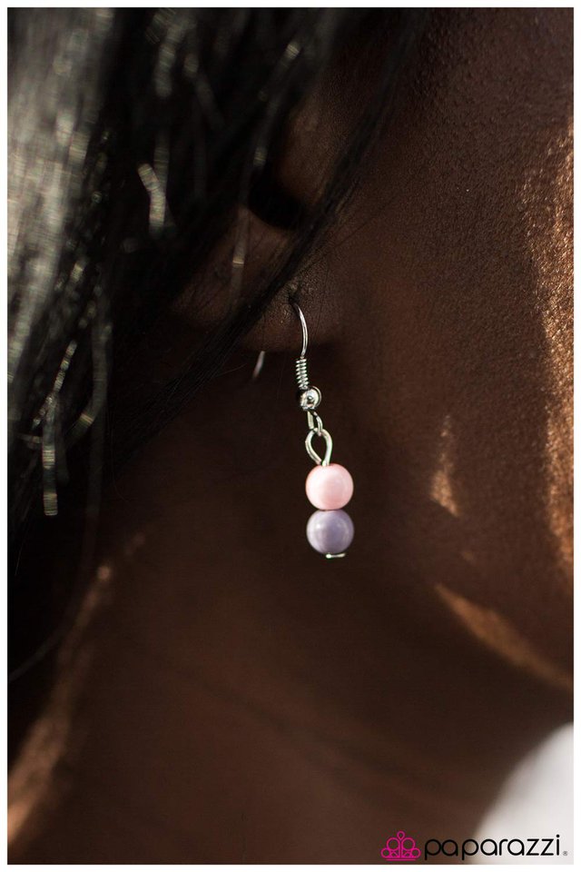 Paparazzi ♥ Vivacious Vibes - Pink ♥ Necklace