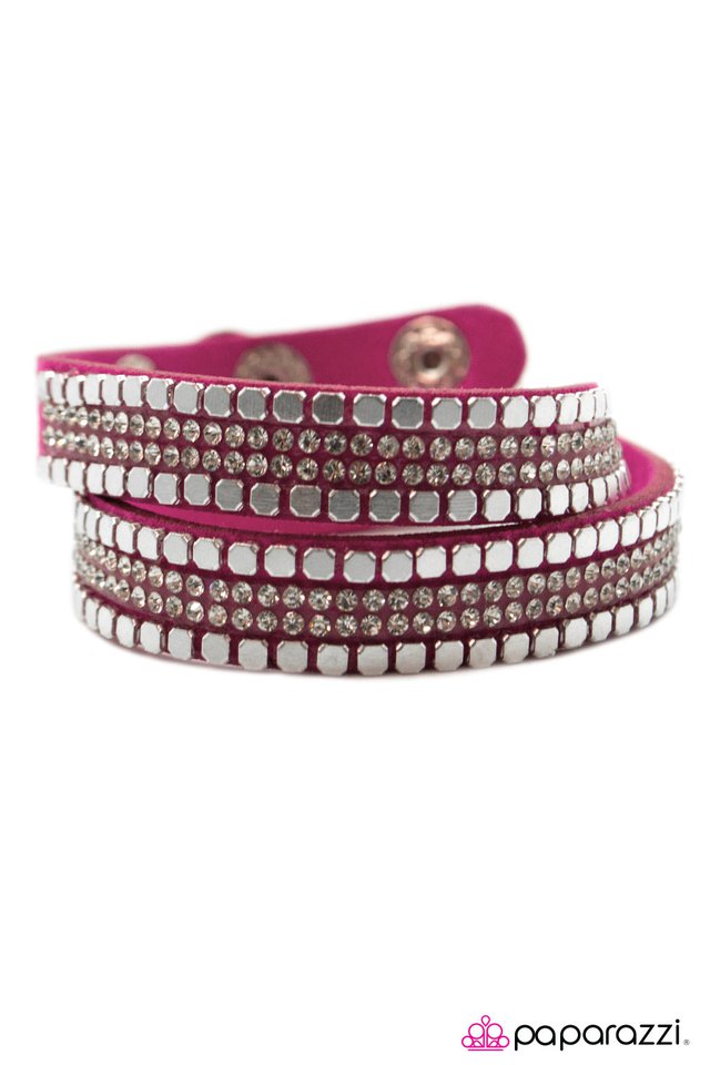 Paparazzi ♥ What Your Mama Gave You - Pink ♥ Bracelet