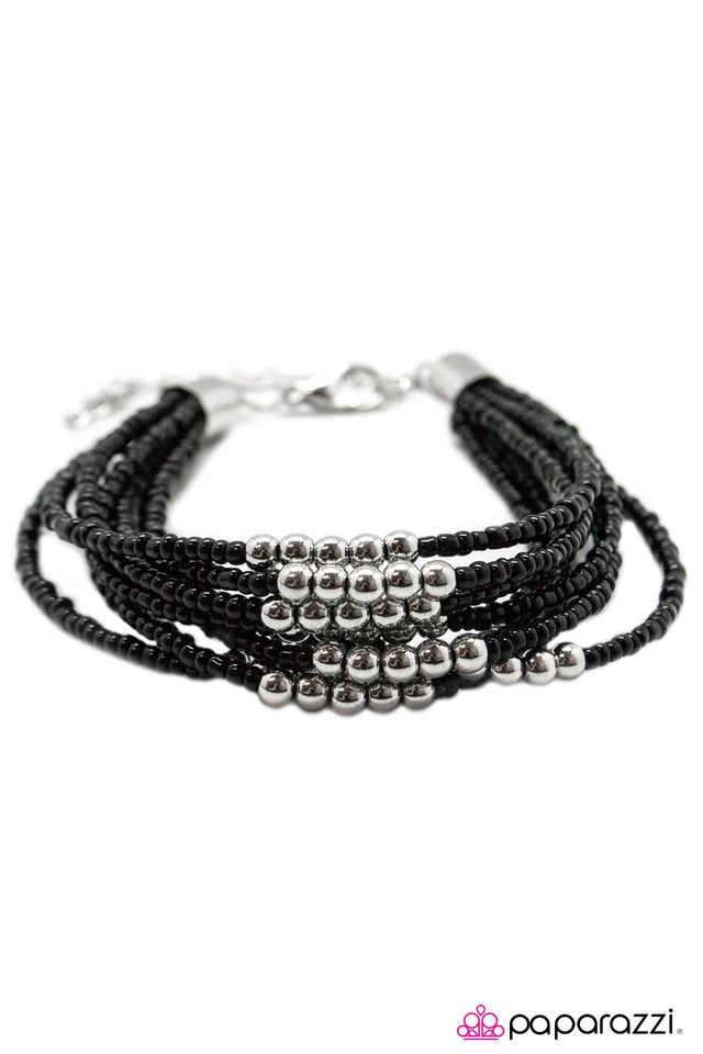 Paparazzi ♥ You BEAD Me To It! - Black ♥ Bracelet