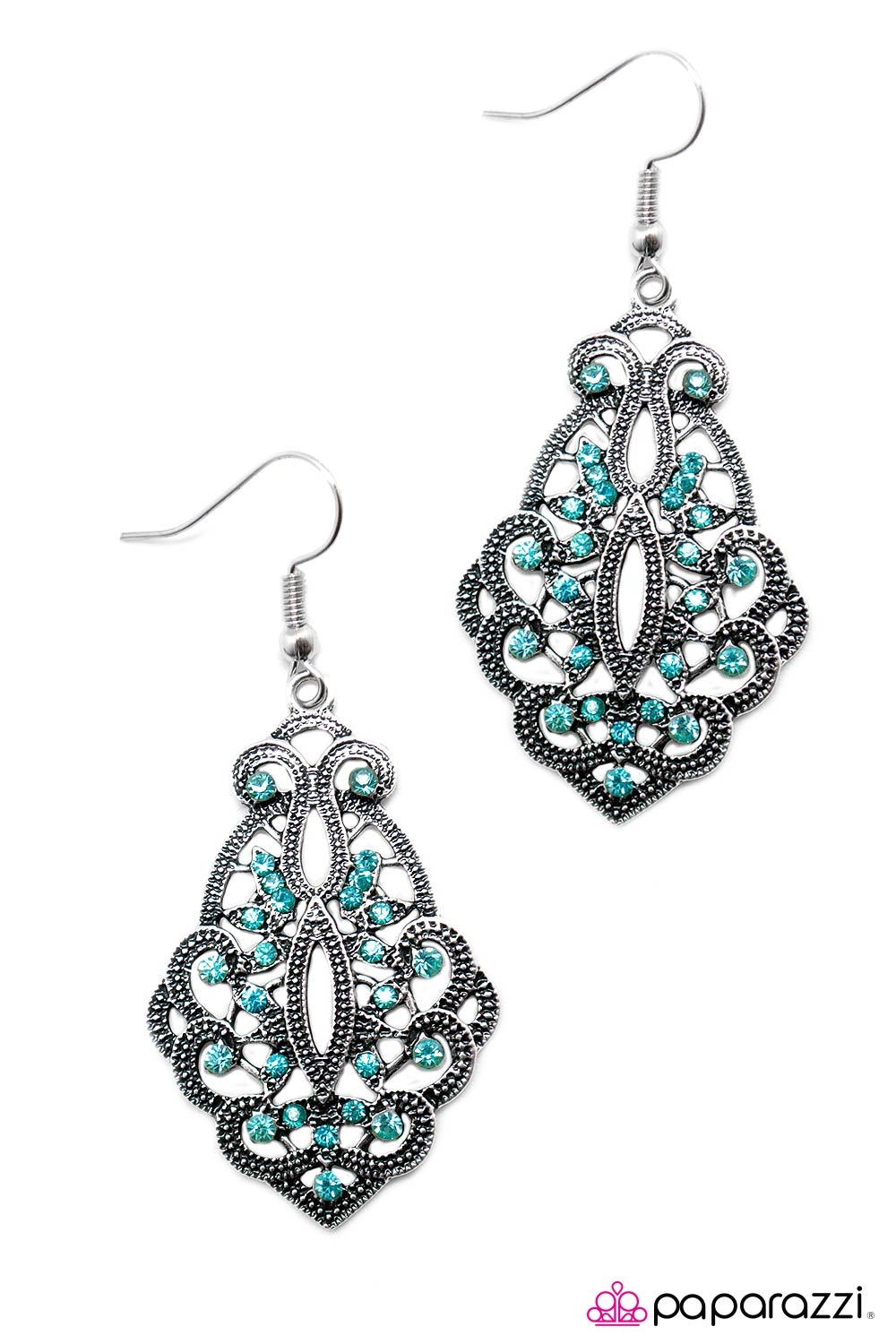 Paparazzi ♥ Out With a Bang - Blue ♥ Earrings