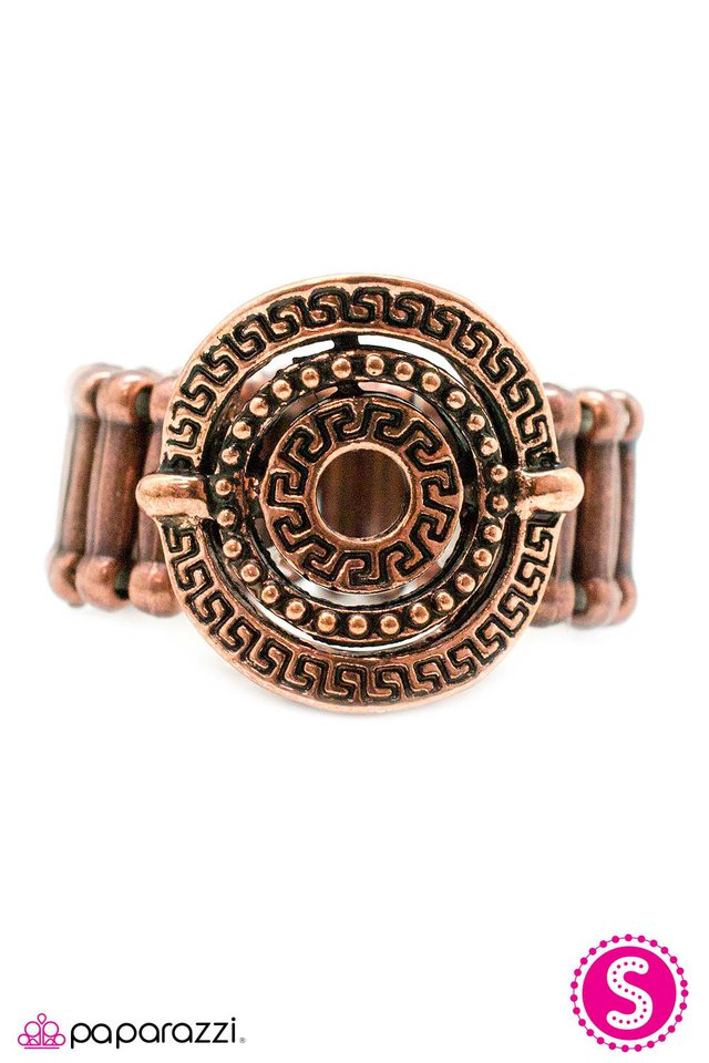 Paparazzi ♥ Easy Target - Copper ♥ Ring