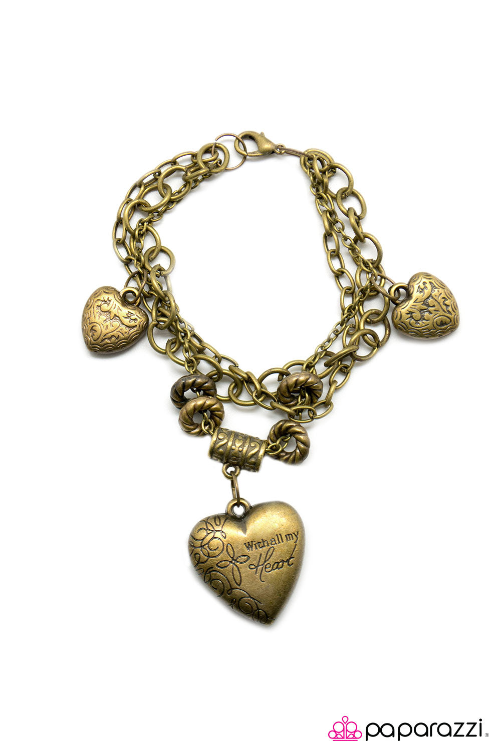 Paparazzi ♥ After My Own Heart - Brass ♥ Bracelet