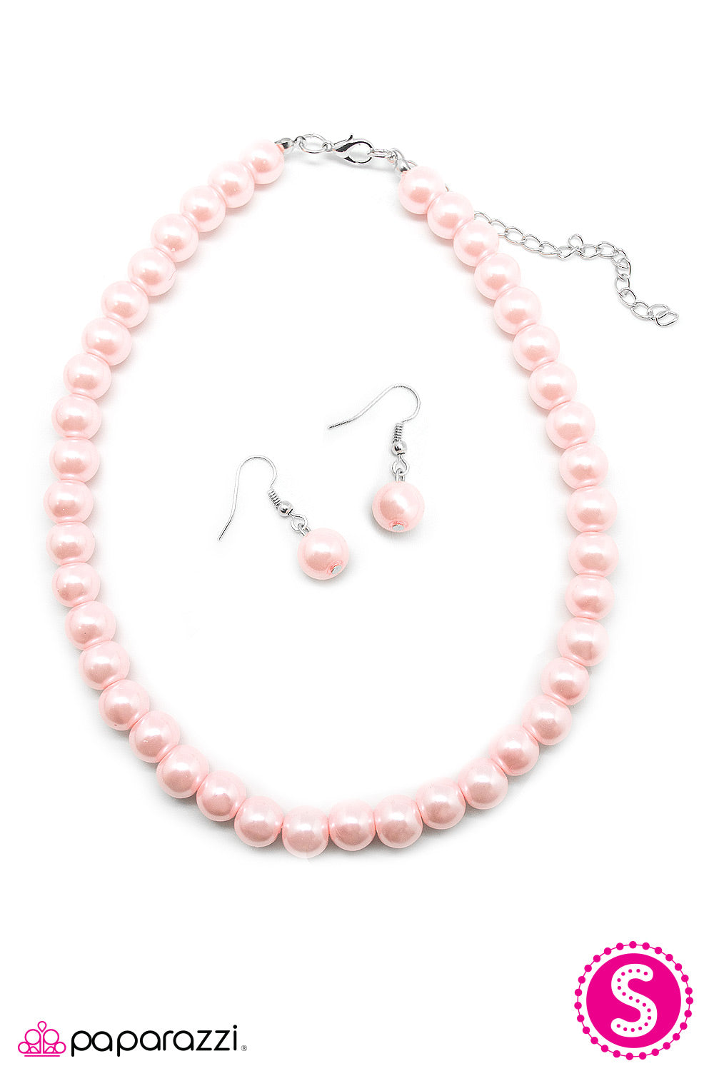 Paparazzi ♥ Not Your Mamas Pearls - Pink ♥ Necklace