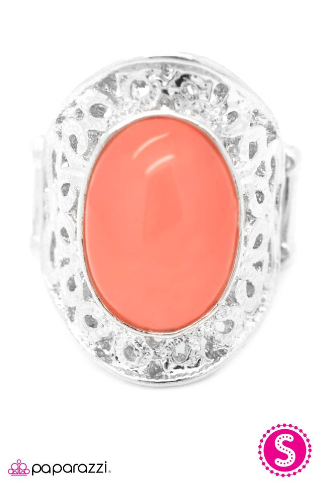 Paparazzi ♥ Moons Over Miami - Orange ♥ Ring